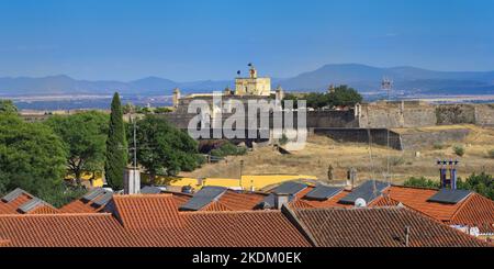 17th Century Saint Lucy ou fort de Saint Luzia, Elvas, Alentejo, Portugal Banque D'Images