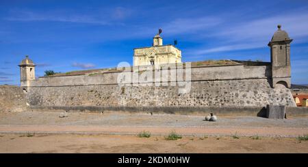 17th Century Saint Lucy ou fort de Saint Luzia, Elvas, Alentejo, Portugal Banque D'Images