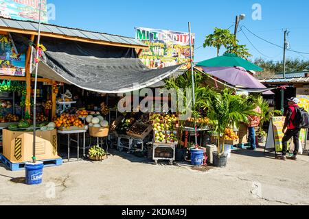 Immokalee Produce Centre, New Market Road West, Immokalee, Floride Banque D'Images