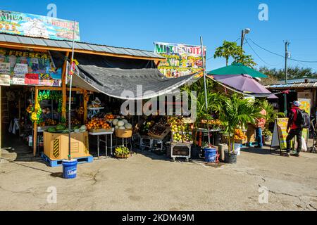 Immokalee Produce Centre, New Market Road West, Immokalee, Floride Banque D'Images