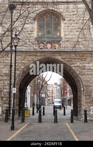 Porte Saint-Jean, Prieuré de Saint-Jean de Jérusalem, Clerkenwell, Londres Banque D'Images
