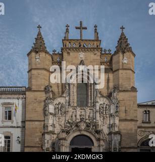 Eglise et monastère de Santa Cruz - Coimbra, Portugal Banque D'Images