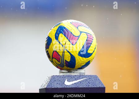 Birkenhead, Royaume-Uni. 06th novembre 2022. Barclays Women's Super League Match ball pendant le Fa Women's Super League Match Liverpool Women contre Aston Villa Women à Prenton Park, Birkenhead, Royaume-Uni, 6th novembre 2022 (photo de Phil Bryan/News Images) à Birkenhead, Royaume-Uni, le 11/6/2022. (Photo de Phil Bryan/News Images/Sipa USA) Credit: SIPA USA/Alay Live News Banque D'Images