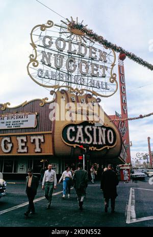 Casino Golden Nugget - Las Vegas, Nevada, 1964 janvier - Gotfryd, Bernard, photographe Banque D'Images
