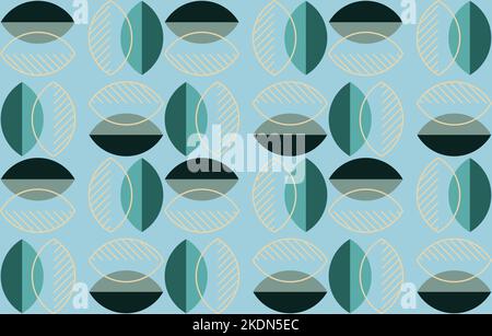 Motif sans couture composé d'éléments botaniques floraux, belle palette biologique, qualité vectorielle Illustration de Vecteur