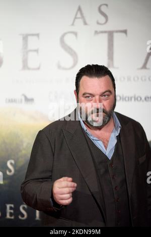 7 novembre 2022, Madrid, Madrid, Espagne: Denis Menochet participe à la première de 'as Bestas' au cinéma Verdi sur 7 novembre 2022 à Madrid, Espagne (image de crédit: © Jack Abuin/ZUMA Press Wire) Banque D'Images