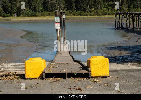 Port de plaisance de Captain's Cove à Delta, Colombie-Britannique, Canada Banque D'Images