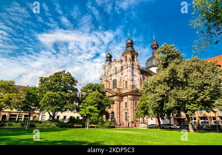 Église jésuite de Mannheim à Baden-Wuerttemberg, Allemagne Banque D'Images