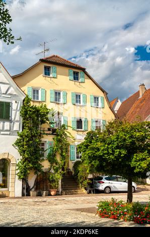 Architecture traditionnelle de Bad Wimpfen près de Heilbronn dans la région du Bade-Wurtemberg, dans le sud de l'Allemagne Banque D'Images