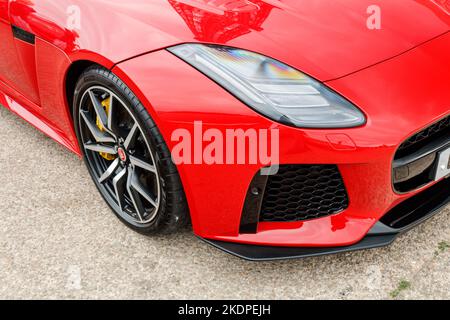 Jaguar F-Type. Le 100 à Blackpoll 2022. Banque D'Images
