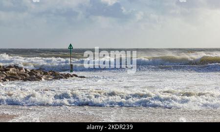 High Winds, Rough Seas 8th novembre 2022 Banque D'Images