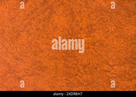 Cuir Artifical orange abstrait Upholstery motif texture arrière-plan surface Vintage. Banque D'Images