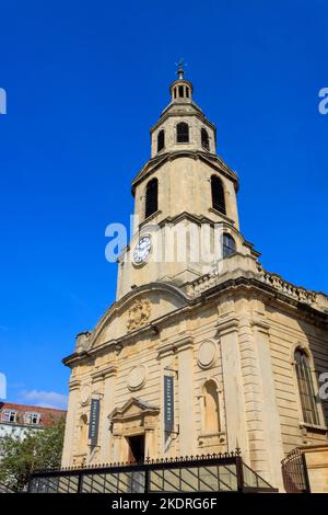 L'ancienne église de St Nicholas, aujourd'hui un bar à cocktails, dans la Croix, Worcester, Worcestershire, Angleterre, ROYAUME-UNI Banque D'Images