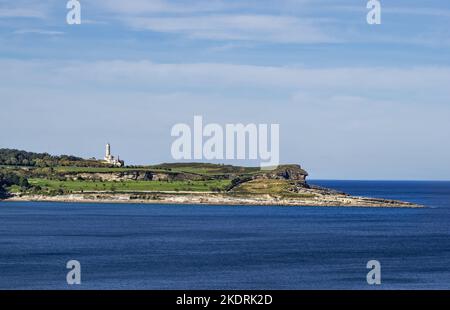 Cabo Mayor à la baie de Santander Banque D'Images