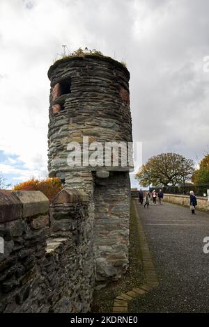 tour de guet sur la section de promenade de l'église des murs de derrys derry londonderry nord de l'irlande du royaume-uni Banque D'Images