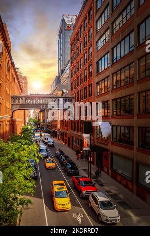 Meatpacking District, New York City, États-Unis Banque D'Images