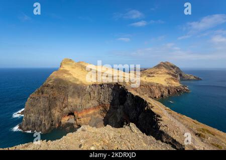 Ponta de Sao Lourenco - la belle péninsule située dans la partie orientale de l'île de Madère, Portugal. Banque D'Images