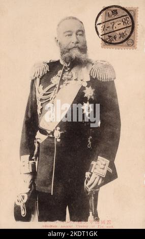 Amiral Yevgeni Alekseyev, Viceroy de l'extrême-Orient russe, environ 1904 carte postale. Banque D'Images