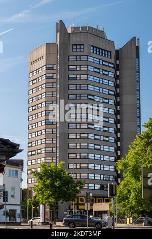 Le nouvel hôtel de ville de Goettingen, bâtiment haut en Allemagne Banque D'Images