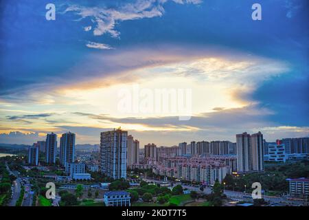 Développement de la ville de Guangxi nanning Banque D'Images