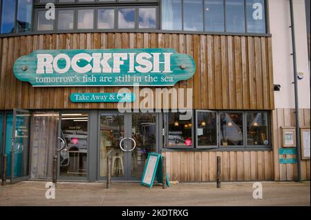 Photo de Jim Wileman - Mitch Tonks and Rockfish Business Feature, tourné à Brixham, South Devon, Royaume-Uni. Banque D'Images