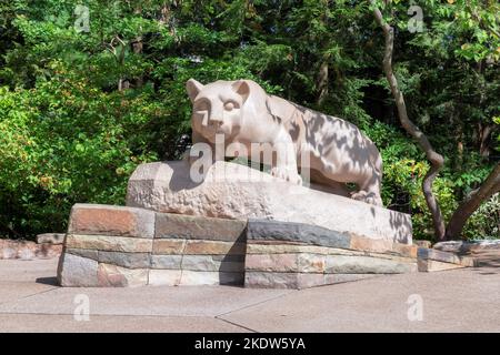 Penn State Nittany Lion à l'Université d'État de Penn, State College, Pennsylvanie. Banque D'Images