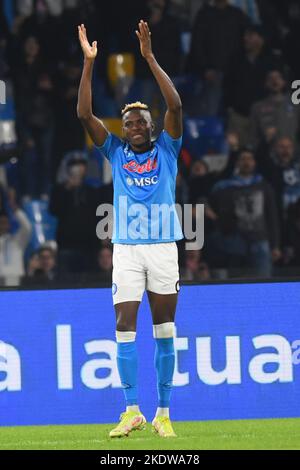 Naples, Italie. 08th novembre 2022. Victor Osimhen de SSC Napoli pendant la série Un match entre SSC Napoli et Empoli football Club au stade Diego Armando Maradona crédit: Live Media Publishing Group/Alay Live News Banque D'Images