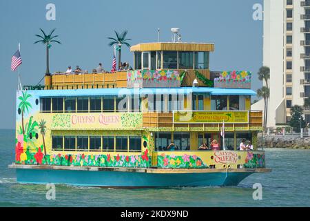 La meilleure plage de Floride, Clearwater FL Banque D'Images