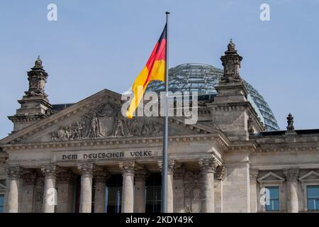 Berlin (Allemagne) Palais Reichstag Banque D'Images