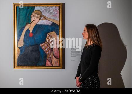 Londres, Royaume-Uni. 9th novembre 2022. Faire du modernisme : Paula Modersohn-Becker, Käthe Kollwitz, Gabriele Münter et Marianne Werefkin à l'Académie royale des arts de Londres, se déroule du 12 novembre 2022 au 12 février 2023. Crédit : Guy Bell/Alay Live News Banque D'Images