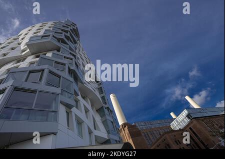 Prospect place conçu par Frank Gehry, Battersea Power Station, Battersea, Londres Banque D'Images