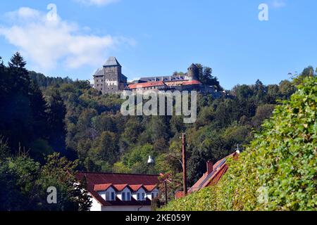 Autriche, château Deutschlandsberg situé à l'ouest de la Styrie Banque D'Images