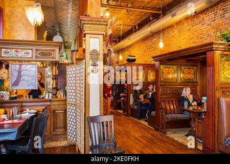 Missouri, OCT 29 2022 - vue intérieure d'un restaurant historique Banque D'Images
