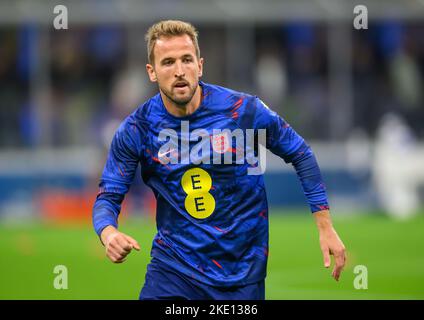 23 Oct 2022 - Italie / Angleterre - Ligue des Nations de l'UEFA - Milan. Harry Kane d'Angleterre pendant le match de l'UEFA Nations League contre l'Italie. Photo : Mark pain / Alamy Banque D'Images