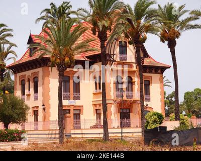 Finca de San Sebastián o Casa del Reloj (San Pedro del Pinatar, région de Murcie, Royaume d'Espagne) Banque D'Images