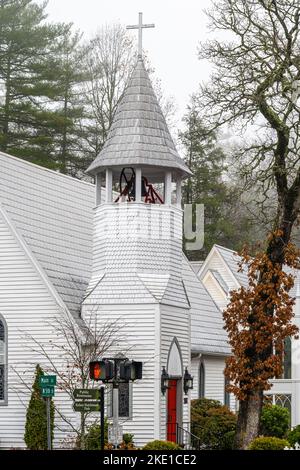 Eglise de l'Incarnation sur main Street dans la station de montagne de Highlands, Caroline du Nord. (ÉTATS-UNIS) Banque D'Images