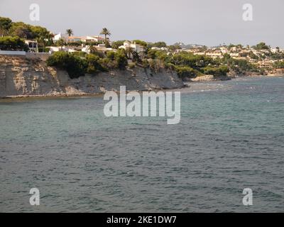 Playa de Calalga (Calpe, province d'Alicante, Communauté Valencienne, Royaume d'Espagne) Banque D'Images