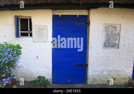 Entrée du Bue Barn, Vte, île de Hiddensee, Mer Baltique, Mecklenburg-Ouest Pomerania, Allemagne Banque D'Images