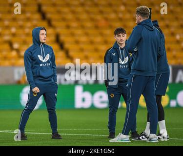 Wolverhampton, Royaume-Uni. 09th novembre 2022. Inspection préalable du terrain de match des loups, pendant le match de la Carabao Cup Wolverhampton Wanderers vs Leeds United à Molineux, Wolverhampton, Royaume-Uni, 9th novembre 2022 (photo de Mike Jones/News Images) à Wolverhampton, Royaume-Uni, le 11/9/2022. (Photo par Mike Jones/News Images/Sipa USA) crédit: SIPA USA/Alay Live News Banque D'Images