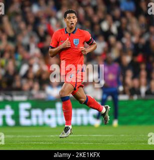 26 septembre 2022 - Angleterre / Allemagne - Ligue des Nations de l'UEFA - Ligue A - Groupe 3 - Stade Wembley Jude Bellingham d'Angleterre pendant le match de la Ligue des Nations de l'UEFA contre l'Allemagne. Image : Mark pain / Alamy Live News Banque D'Images