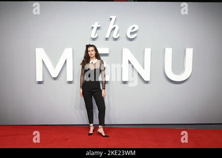 Betsy Koch, The Menu - UK Premiere, BFI Southbank, Londres, Royaume-Uni, 09 novembre 2022, Photo de Richard Goldschmidt Banque D'Images