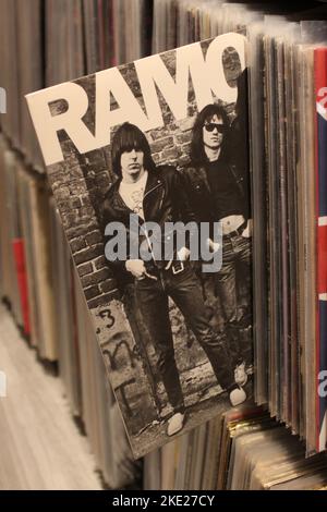 Albums de Ramones, disques punk rock, vinyles LP Banque D'Images