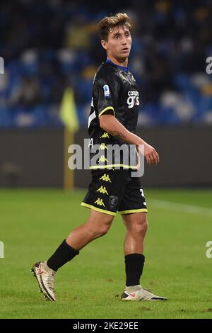 Naples, Italie. 8 novembre 2022. Tommaso Baldanzi du FC Empoli pendant la série Un match entre le SSC Napoli et le FC Empoli au Stadio Diego Armando Maradona Naples Italie le 08 novembre 2022. Credit:Franco Romano/Alamy Live News Banque D'Images