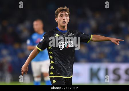 Naples, Italie. 8 novembre 2022. Tommaso Baldanzi du FC Empoli pendant la série Un match entre le SSC Napoli et le FC Empoli au Stadio Diego Armando Maradona Naples Italie le 08 novembre 2022. Credit:Franco Romano/Alamy Live News Banque D'Images