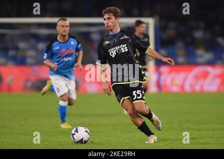 Naples, Italie. 8 novembre 2022. Tommaso Baldanzi du FC Empoli pendant la série Un match entre le SSC Napoli et le FC Empoli au Stadio Diego Armando Maradona Naples Italie le 08 novembre 2022. Credit:Franco Romano/Alamy Live News Banque D'Images