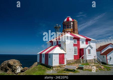 Phare de Bonavista, lieu historique national du Cap-Bonavista, Terre-Neuve-et-Labrador, T.-N.-L., Canada Banque D'Images