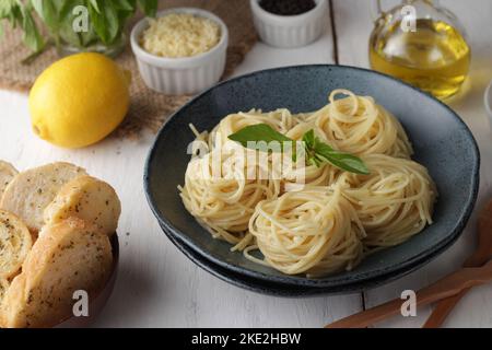 pâte spéciale spaghetti Banque D'Images