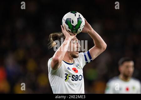 Luke Ayling de Leeds United lors du match de la Carabao Cup entre Wolverhampton Wanderers et Leeds United à Molineux, Wolverhampton, le mercredi 9th novembre 2022. (Crédit : Gustavo Pantano | ACTUALITÉS MI) crédit : ACTUALITÉS MI et sport /Actualités Alay Live Banque D'Images