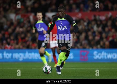 Nottingham, Royaume-Uni. 09th novembre 2022. Yves Bissouma (TH) Nottingham Forest v Tottenham Hotspur, EFL Carabao Cup Match, à la ville Ground, Nottingham, Notts., UK on 9 novembre 2022 Credit: Paul Marriott/Alay Live News Banque D'Images