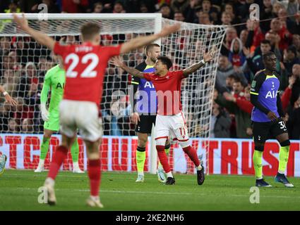 Nottingham, Royaume-Uni. 09th novembre 2022. Jesse Lingard (NF) Nottingham Forest v Tottenham Hotspur, EFL Carabao Cup Match, à la ville Ground, Nottingham, Notts., UK sur 9 novembre 2022 Credit: Paul Marriott/Alay Live News Banque D'Images